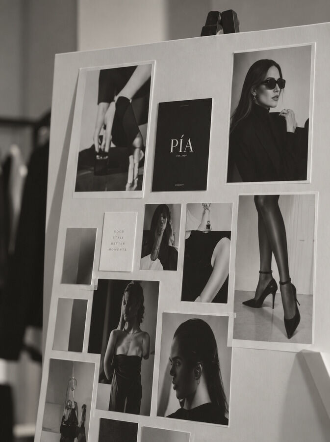 Moodboard con fotos de una produccion PIA